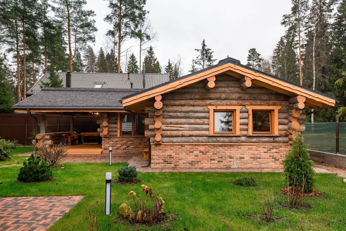 Case in legno Heptadome Casa in Legno, con Sauna: Vivere Naturale, Vivere Bene