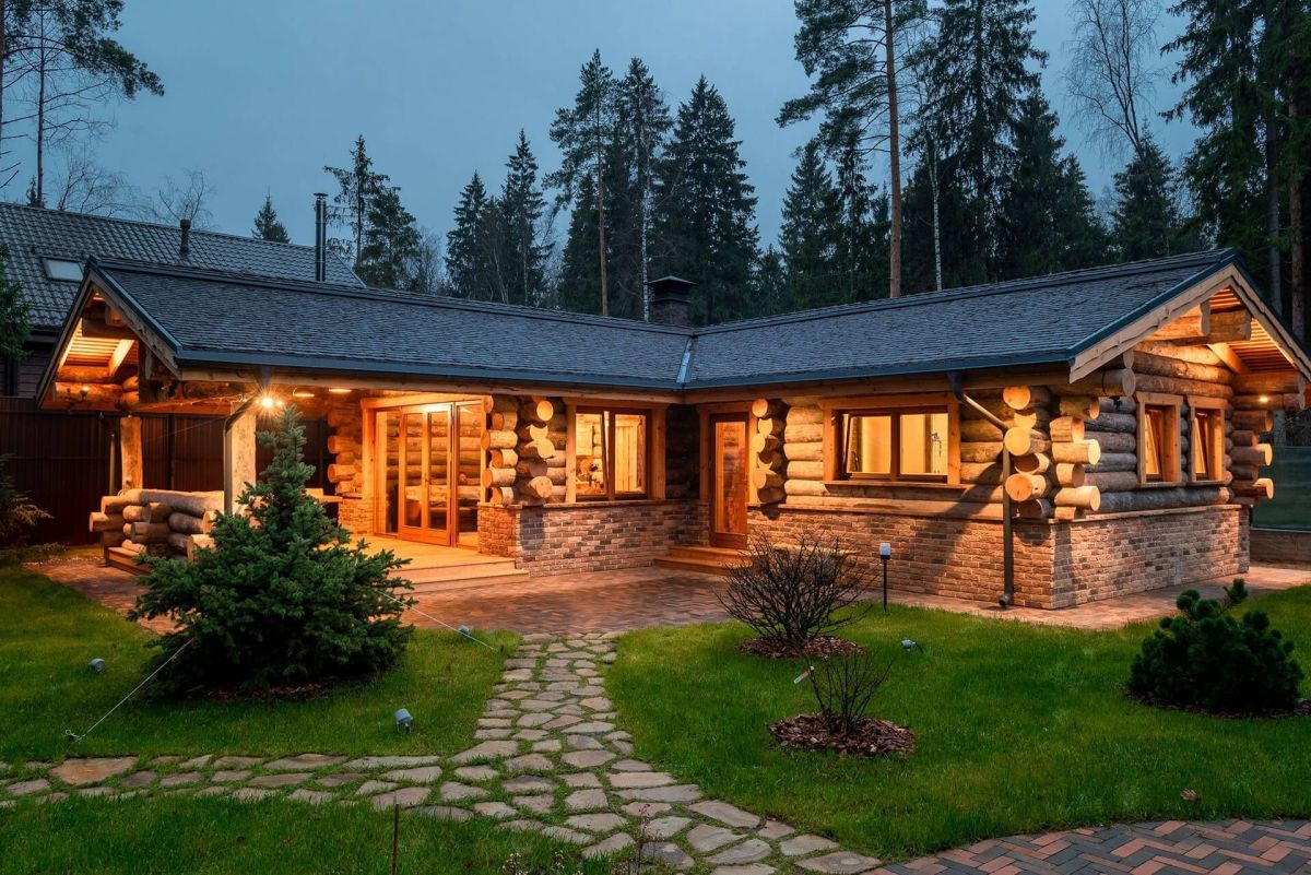 Case in legno Heptadome Casa in Legno, con Sauna: Vivere Naturale, Vivere Bene