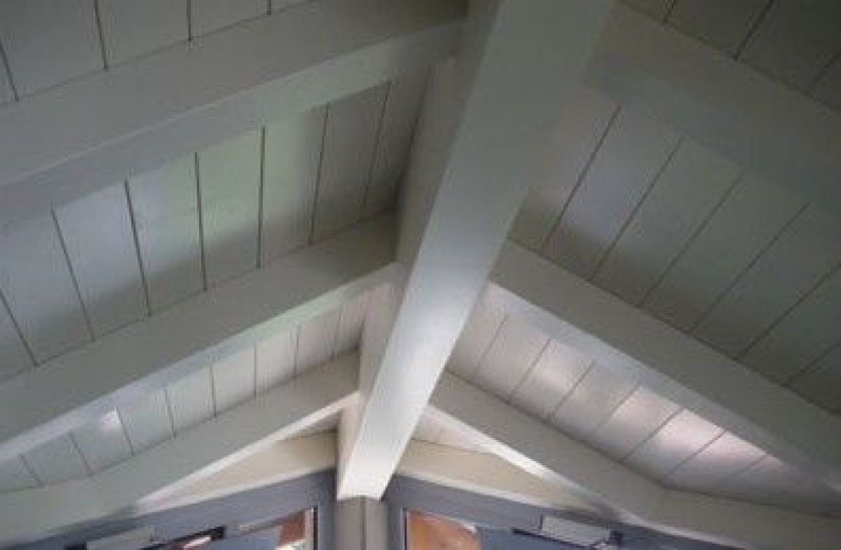 Tetti in Legno in legno BCL Bergamasca Costruzioni Legno Tetto legno lamellare Edificio Residenziale Giussano 