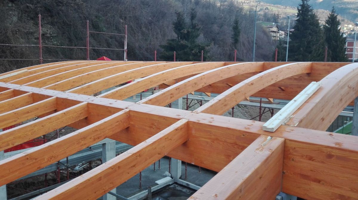 Tetti in Legno in legno BCL Bergamasca Costruzioni Legno Tetto in Legno Lamellare CURVO  - Provincia di Bergamo
