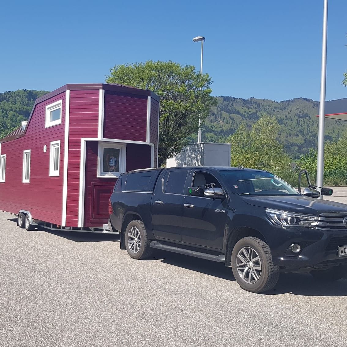 Sopraelevazioni in legno HEALTHY LIFE HOUSES & WHEELS HOUSES CASE SULLE RUOTE 'WHEELS HOUSE