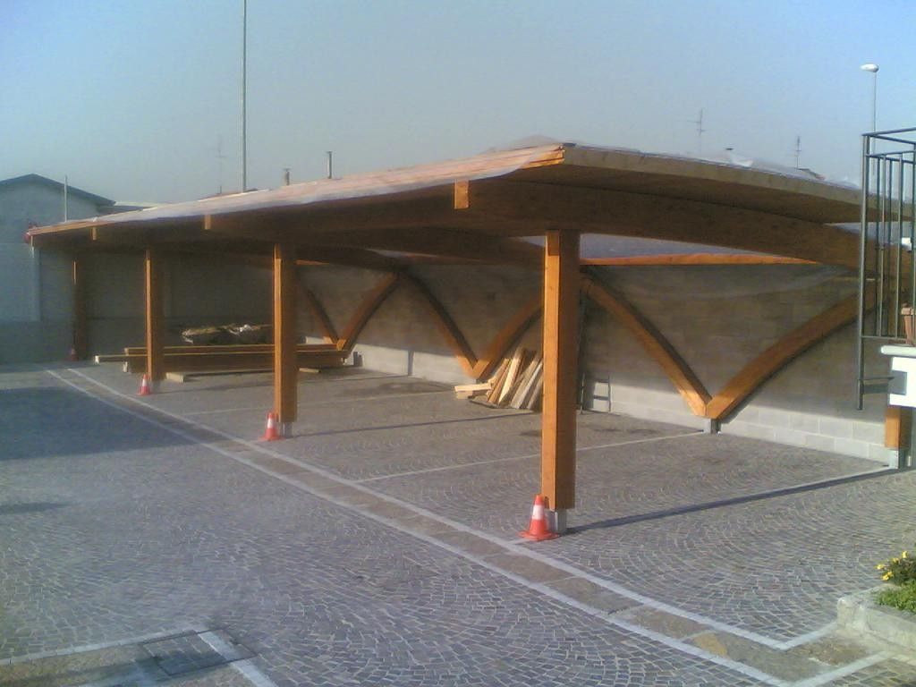 Chioschi e Gazebi in legno BCL Pensiline Fotovoltaiche