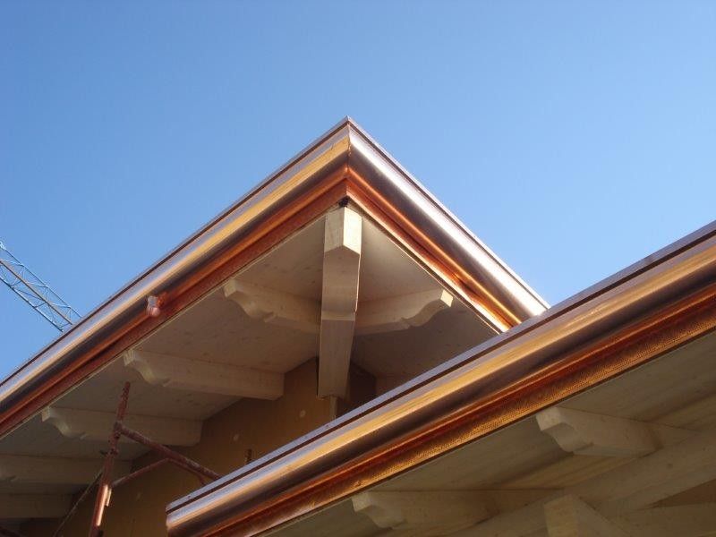 Sopraelevazioni in legno BCL Tetto a Origgio legno lamellare certificato FSC e PEFC sbiancato con finitura Ammon