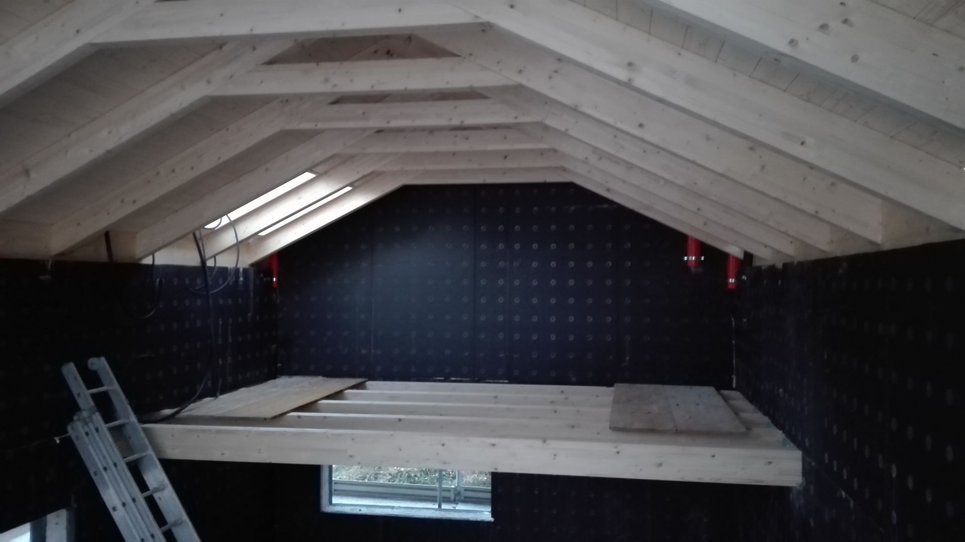 Sopraelevazioni in legno BCL Tetto legno lamellare cert FSC e PEC sbiancato 