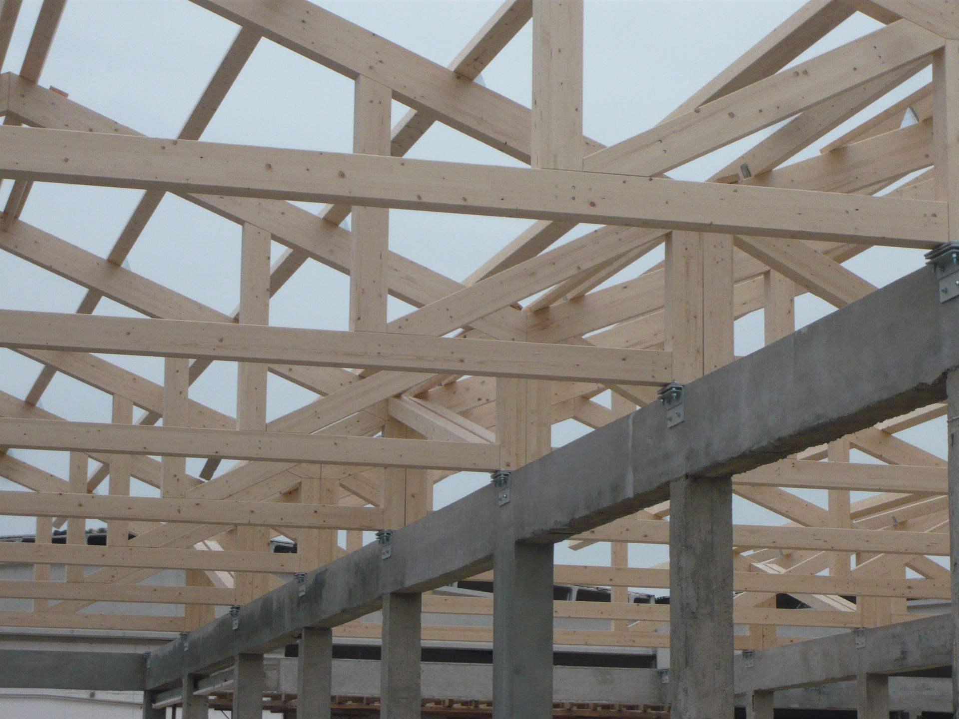 Tetti in Legno in legno BCL Struttura Industriale in Legno Lamellare 