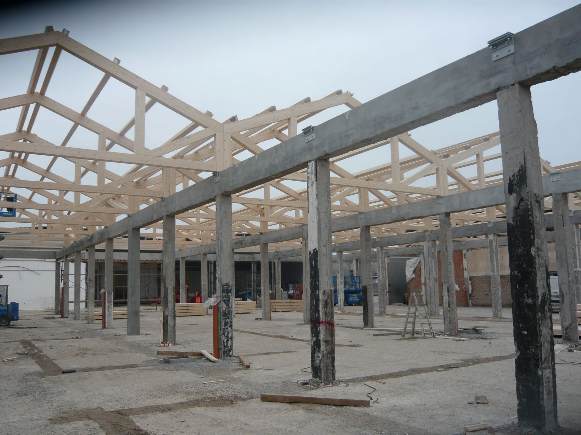 Tetti in Legno in legno BCL Struttura Industriale in Legno Lamellare 