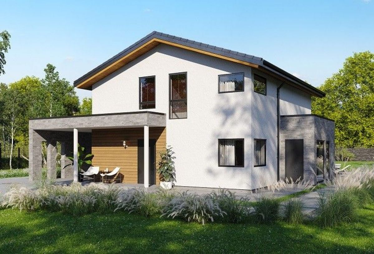 Case in legno NORGES HUS MODELLO 208