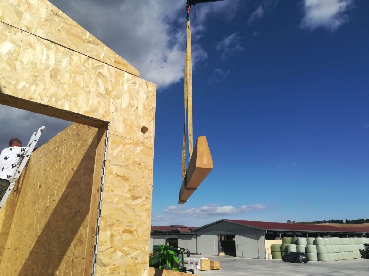 Case in legno Wood planner Villa 270 mq