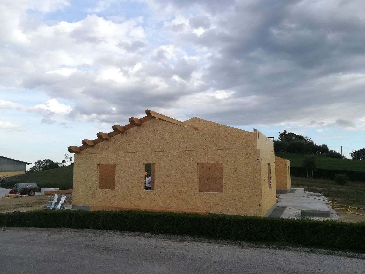 Case in legno Wood planner Villa 270 mq