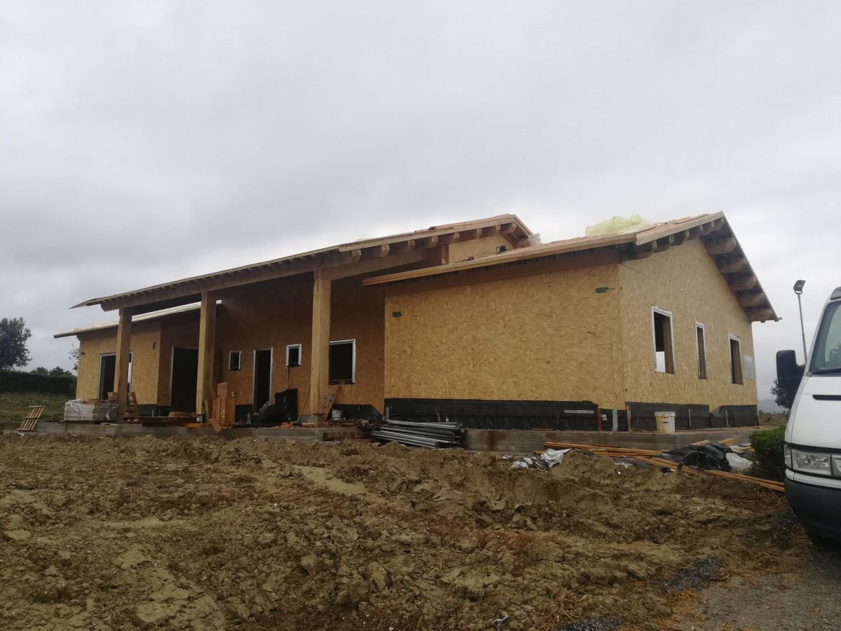 Case in legno Wood planner Villa 270 mq