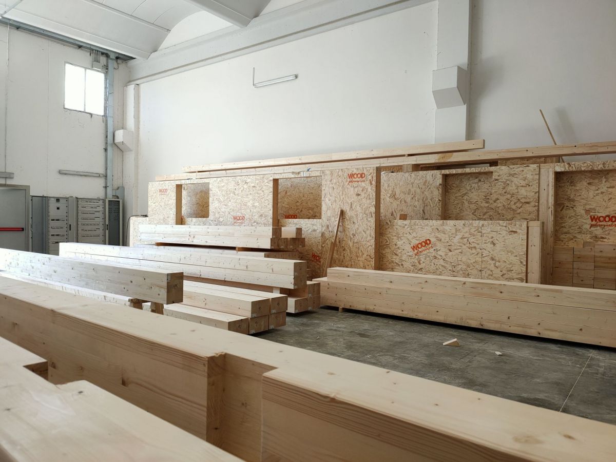 Case in legno Wood planner Villa vista mare