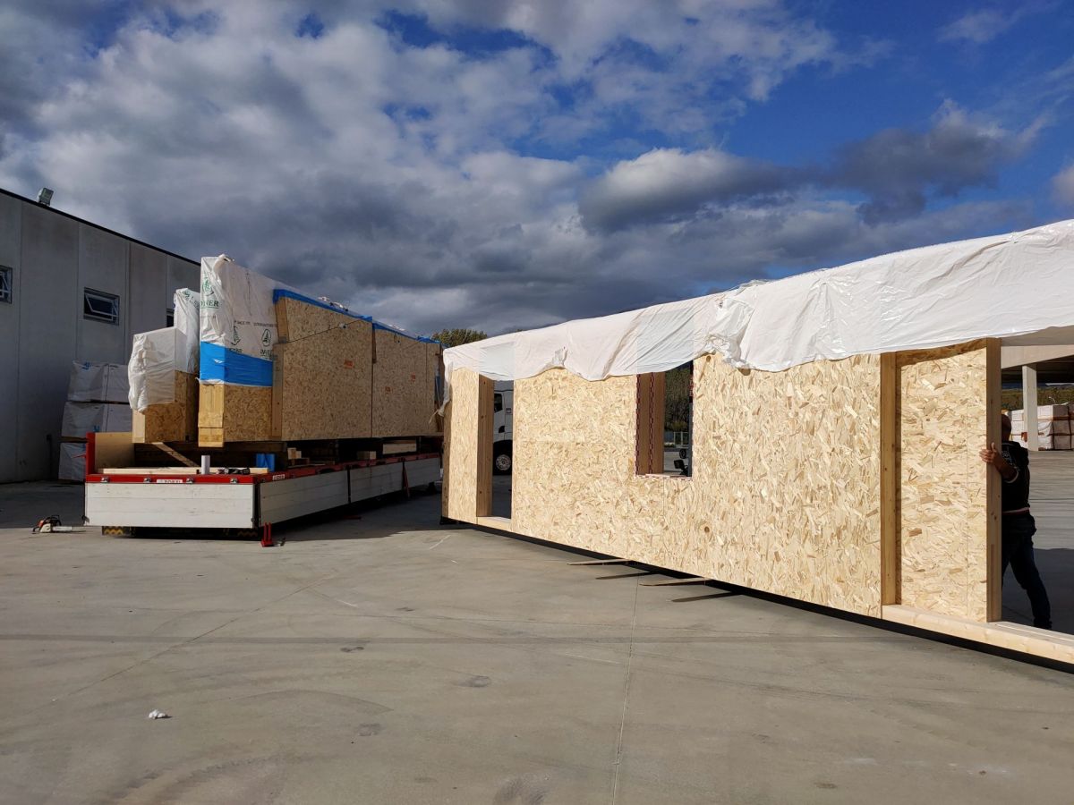 Case in legno Wood planner Villa vista mare