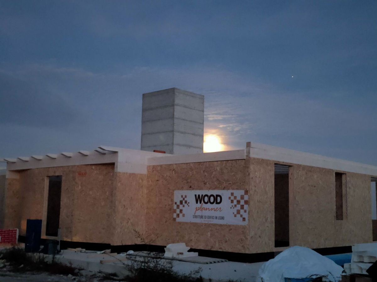 Case in legno Wood planner Villa vista mare