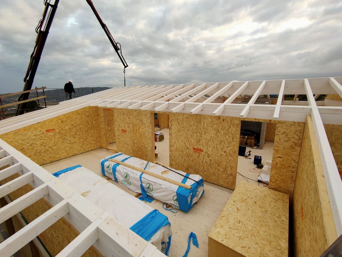 Case in legno Wood planner Villa vista mare