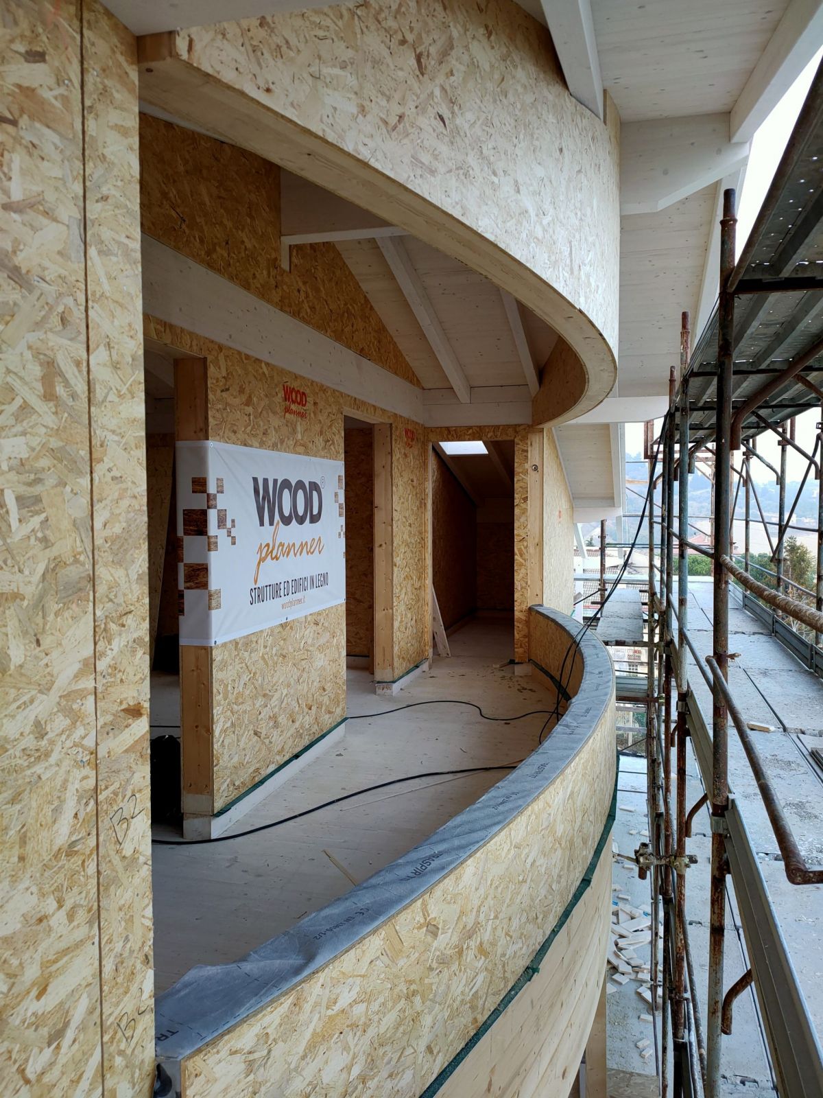 Case in legno Wood planner Villa vista mare