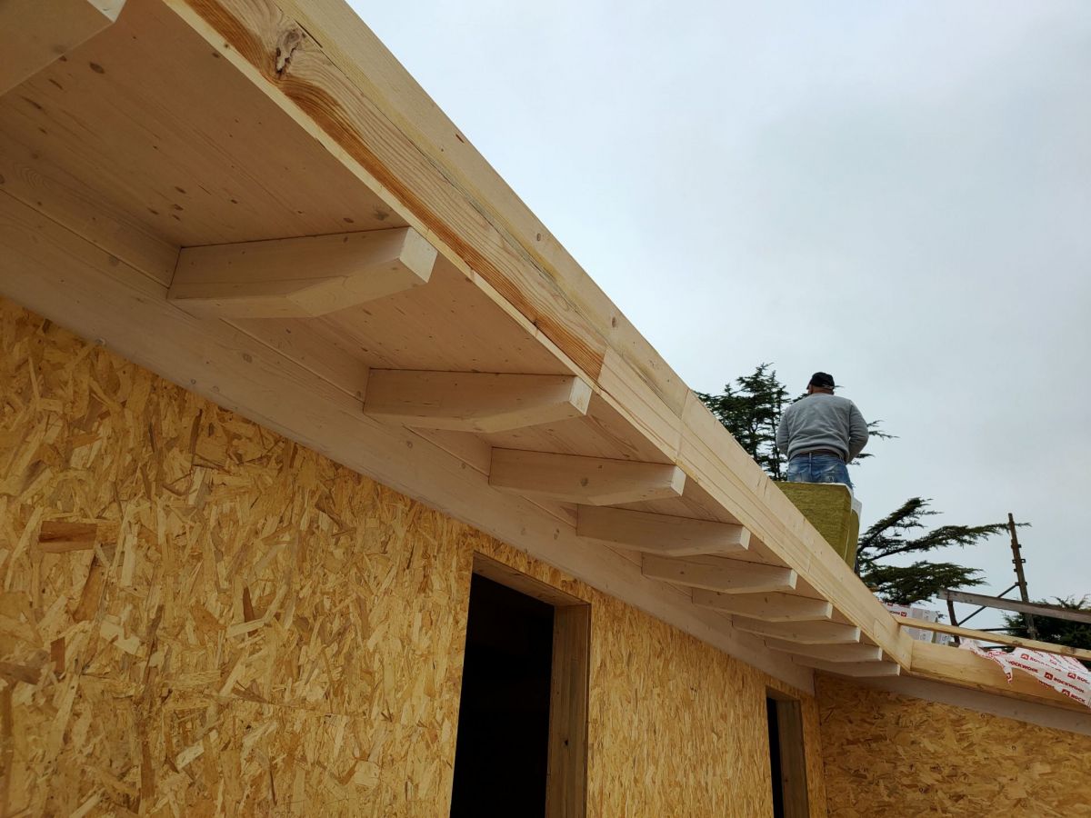 Case in legno Wood planner Villa vista mare