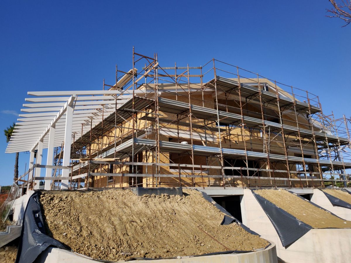 Case in legno Wood planner Villa vista mare