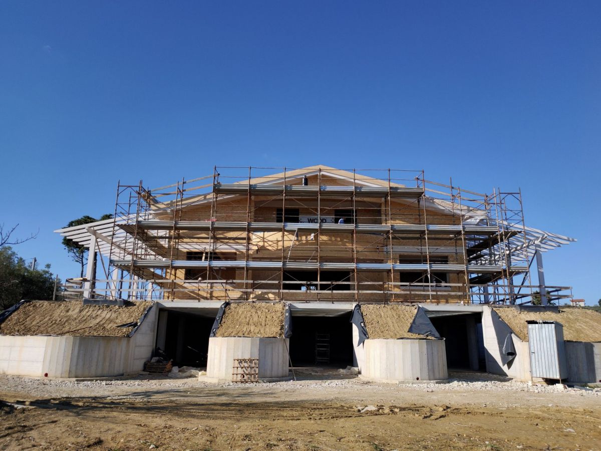 Case in legno Wood planner Villa vista mare