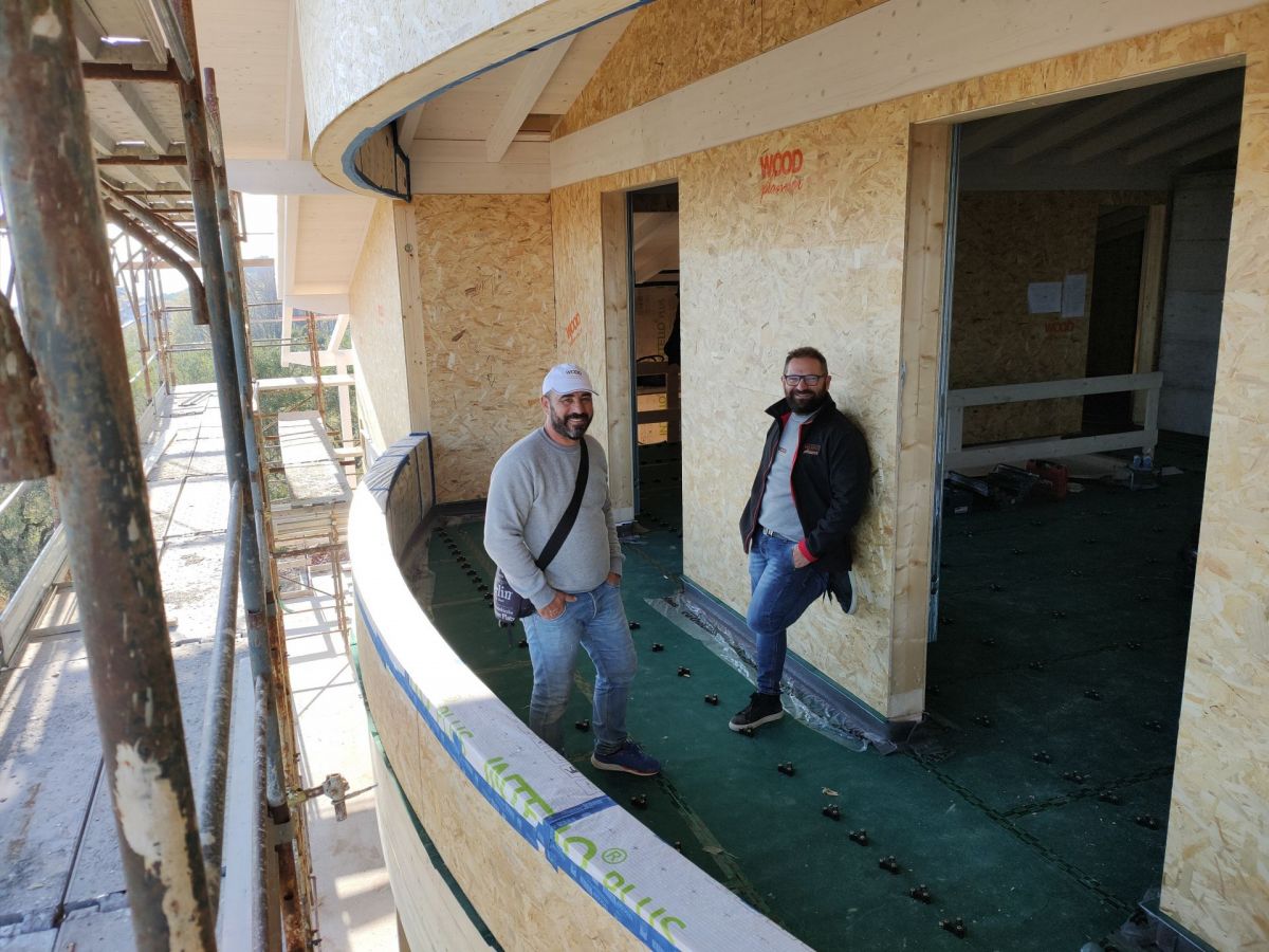 Case in legno Wood planner Villa vista mare