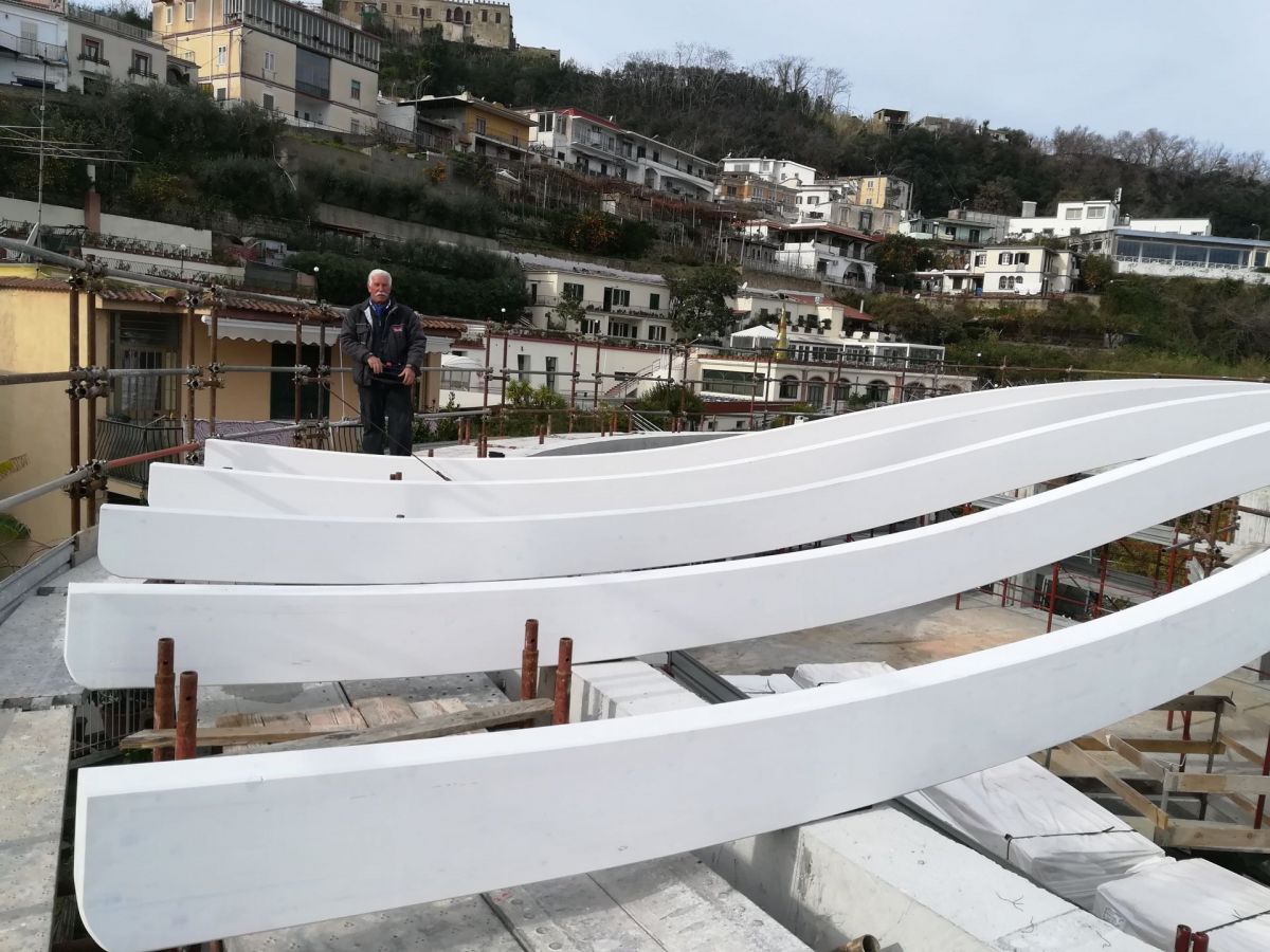 Sopraelevazioni in legno Wood planner Terme stufe di Nerone