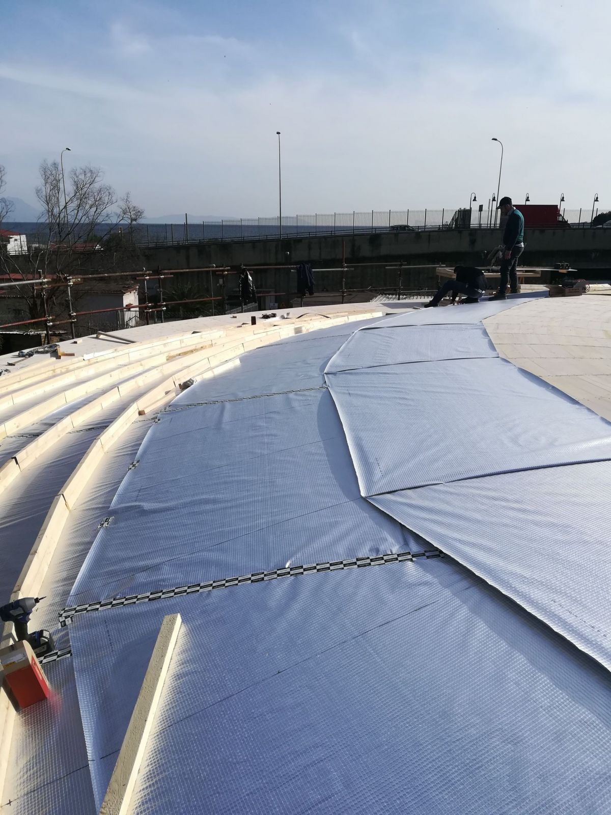 Sopraelevazioni in legno Wood planner Terme stufe di Nerone