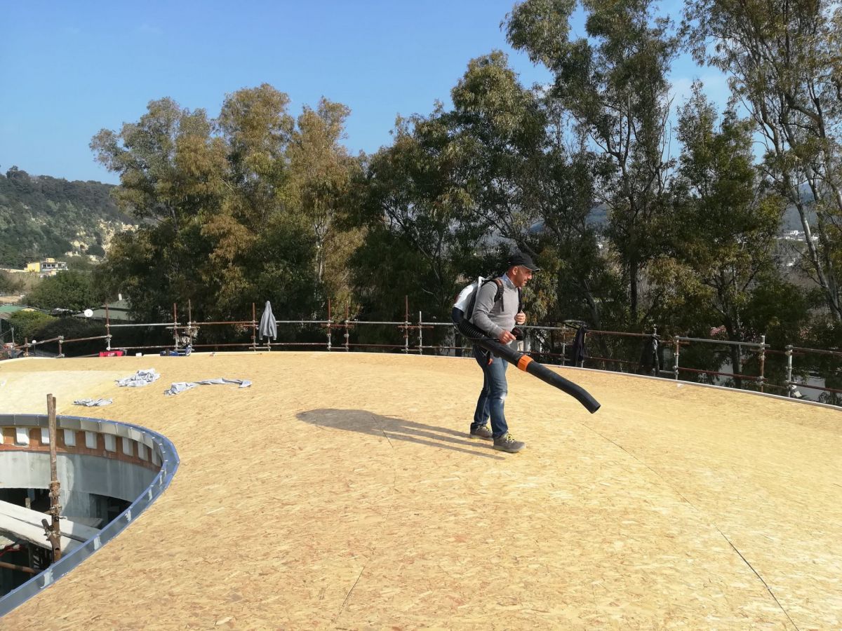 Sopraelevazioni in legno Wood planner Terme stufe di Nerone