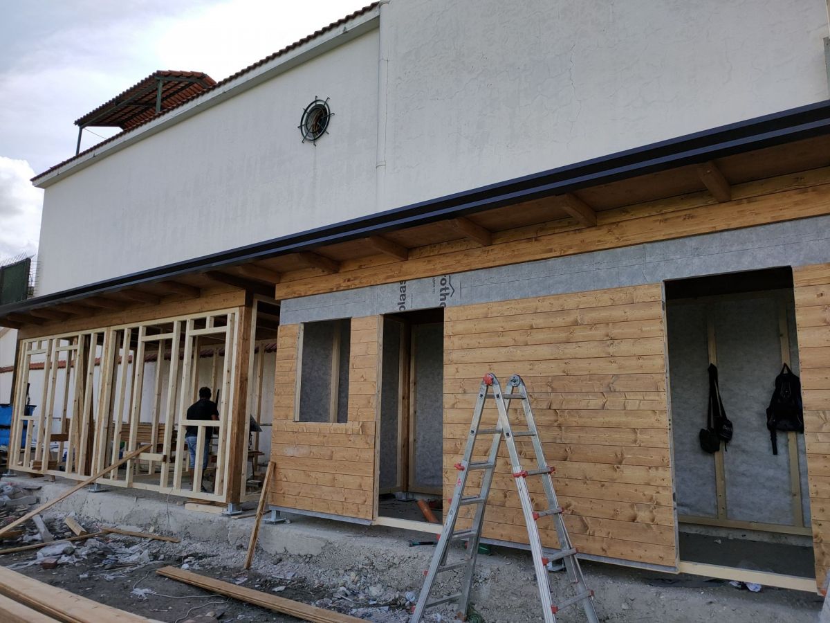 Chioschi e Gazebi in legno Wood planner Strutture per un centro sportivo