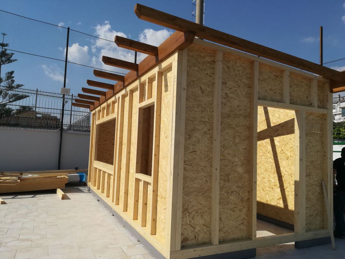 Chioschi e Gazebi in legno Wood planner Strutture per un centro sportivo
