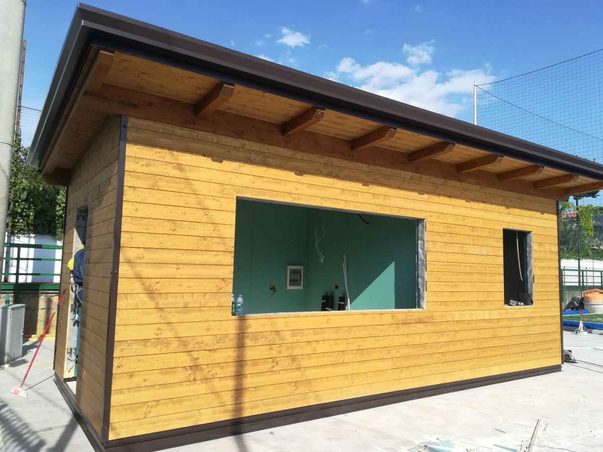 Chioschi e Gazebi in legno Wood planner Strutture per un centro sportivo