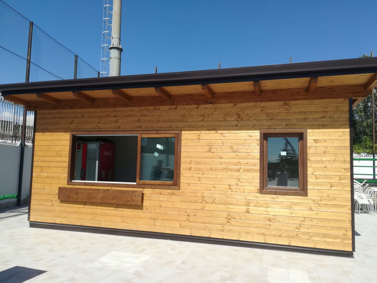 Chioschi e Gazebi in legno Wood planner Strutture per un centro sportivo
