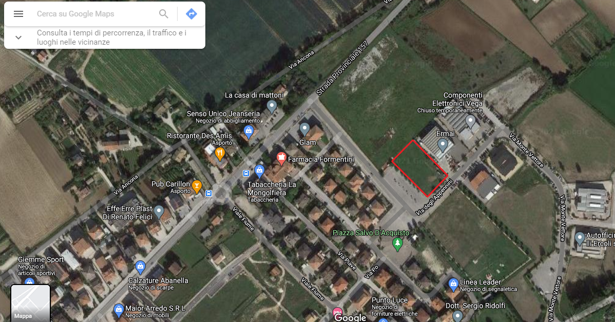 Vendita Terreno edificabile Ponzano di Fermo