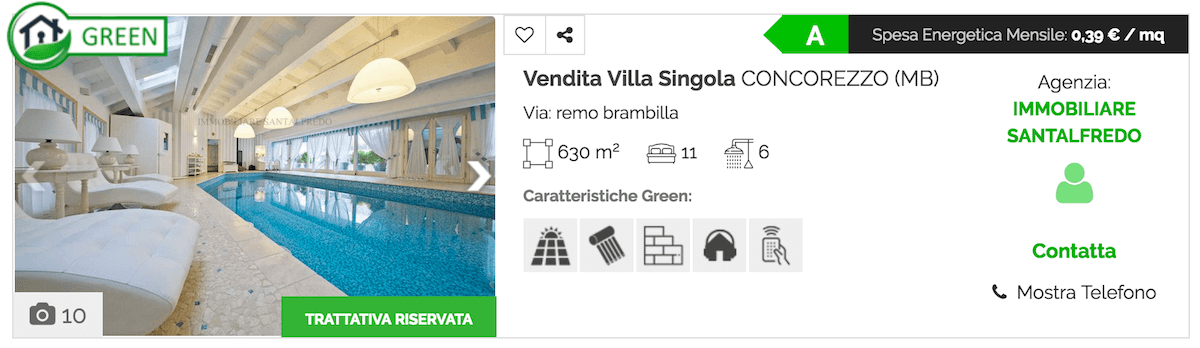 Esempi di Immobili Green