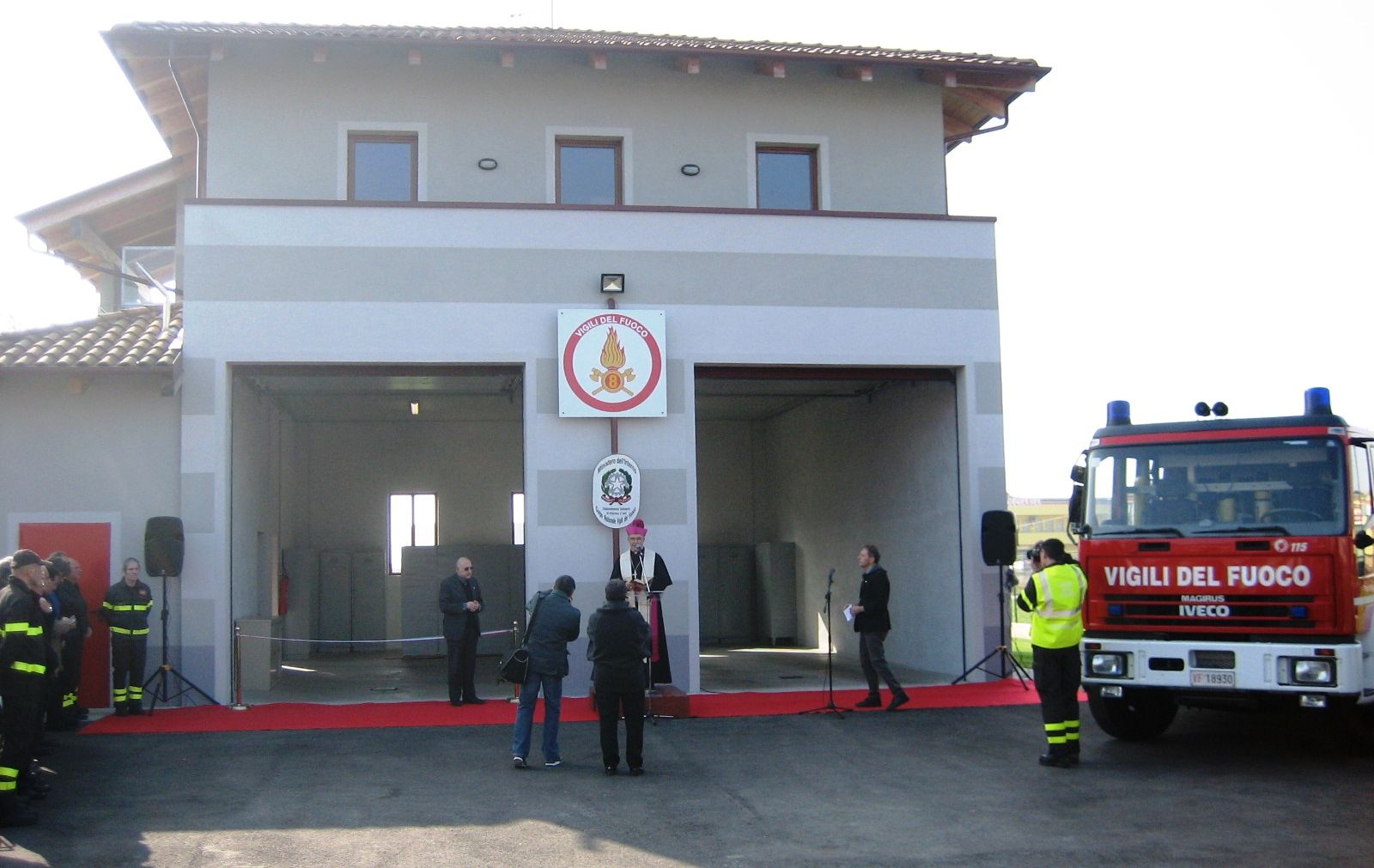 Caserma dei Volontari VVF Villanova D'Asti realizzato da Lorenzo Imperiali DBIOSTUDIO, Assistenza tecnica a Torino