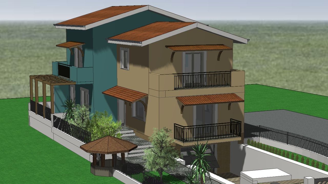 Progetto villa in bioedilizia realizzato da GIORDANO STUDIO, Assistenza tecnica a Trecchina