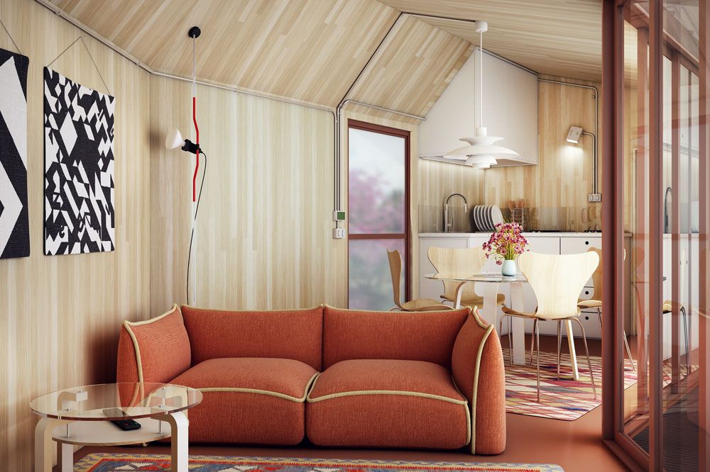 GHOUSE _ mobile realizzato da michielizanatta.net - architetti, Progettazione architettonica a Udine