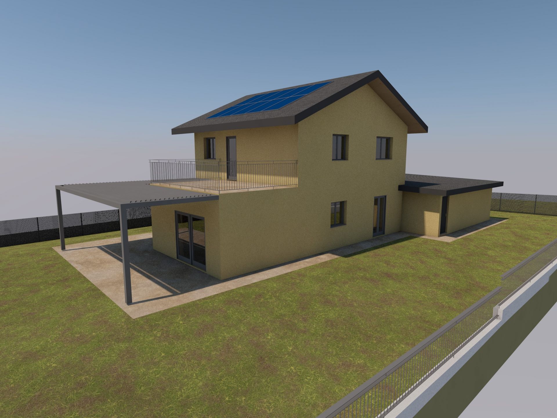 Villa unifamiliare Giussano (MB) realizzato da Architetto Davide Ronchi, Assistenza tecnica a Monza