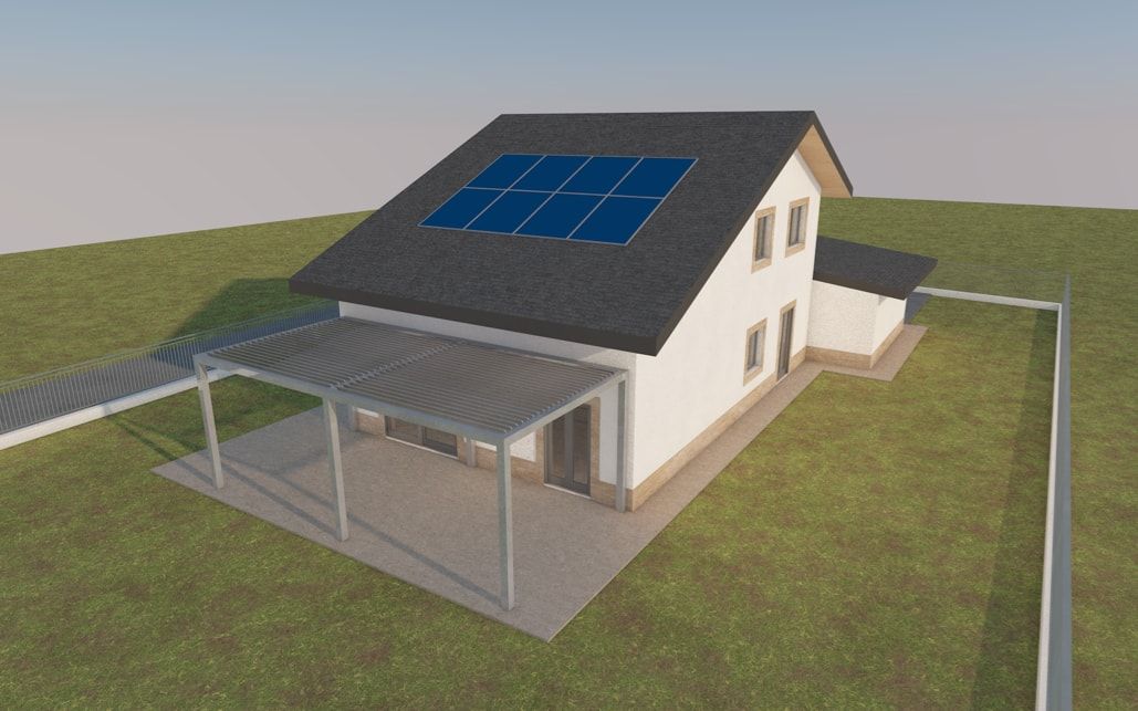 Villa unifamiliare realizzato da Architetto Davide Ronchi, Assistenza tecnica a Monza