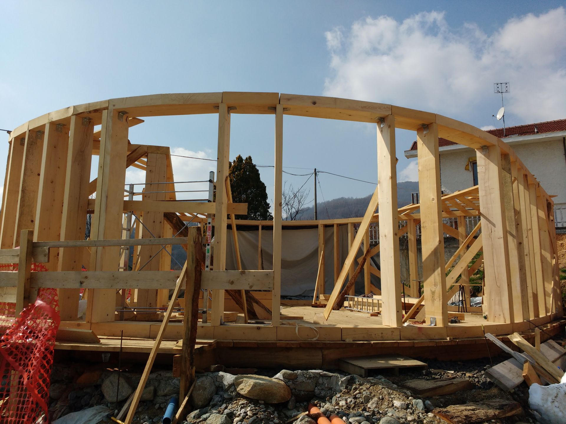 Casa Gucia realizzato da Atelier di Progettazione Green Think_Naturalmente Paglia, Assistenza tecnica a Rivalta di Torino