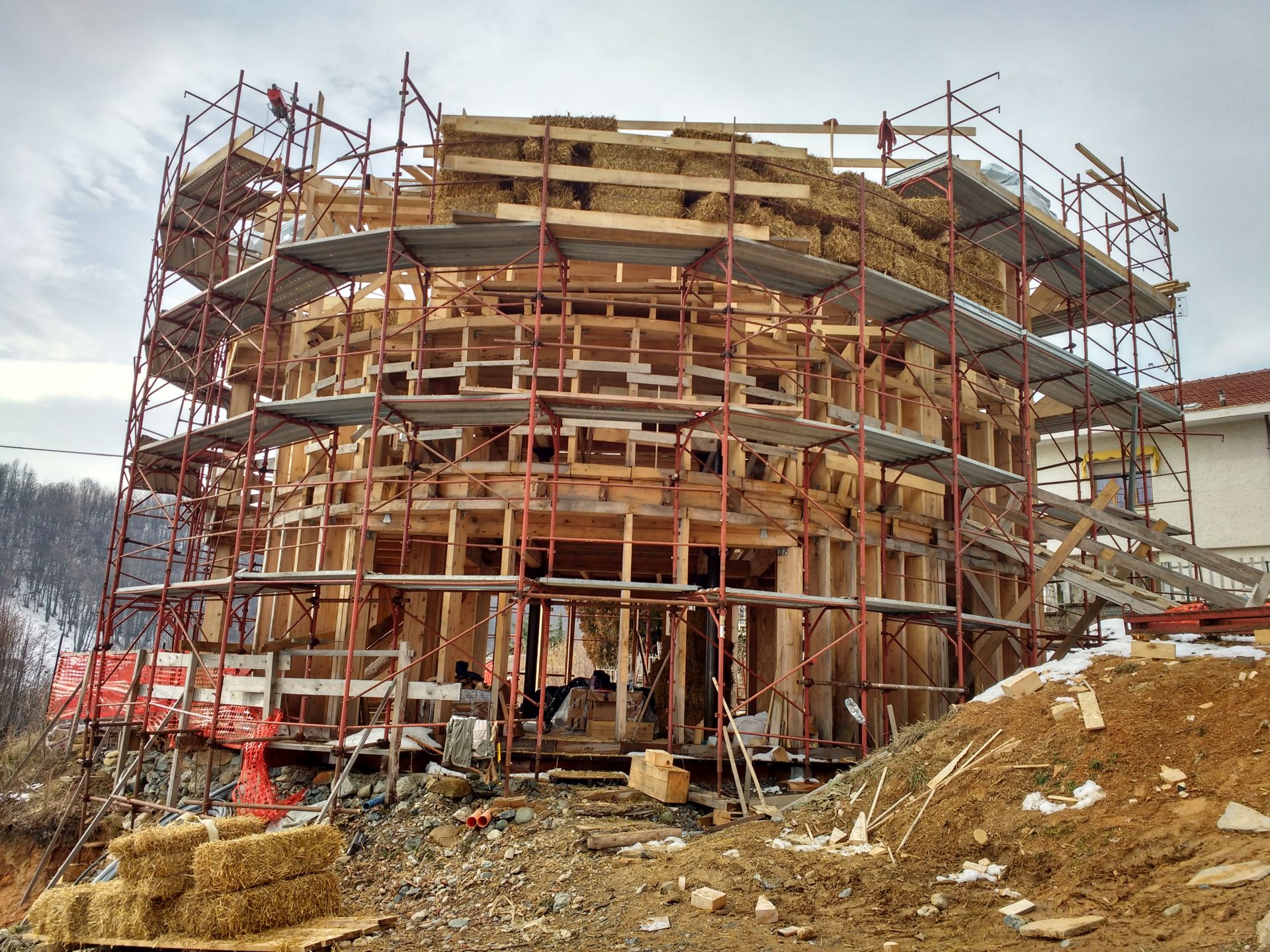 Casa Gucia realizzato da Atelier di Progettazione Green Think_Naturalmente Paglia, Assistenza tecnica a Rivalta di Torino