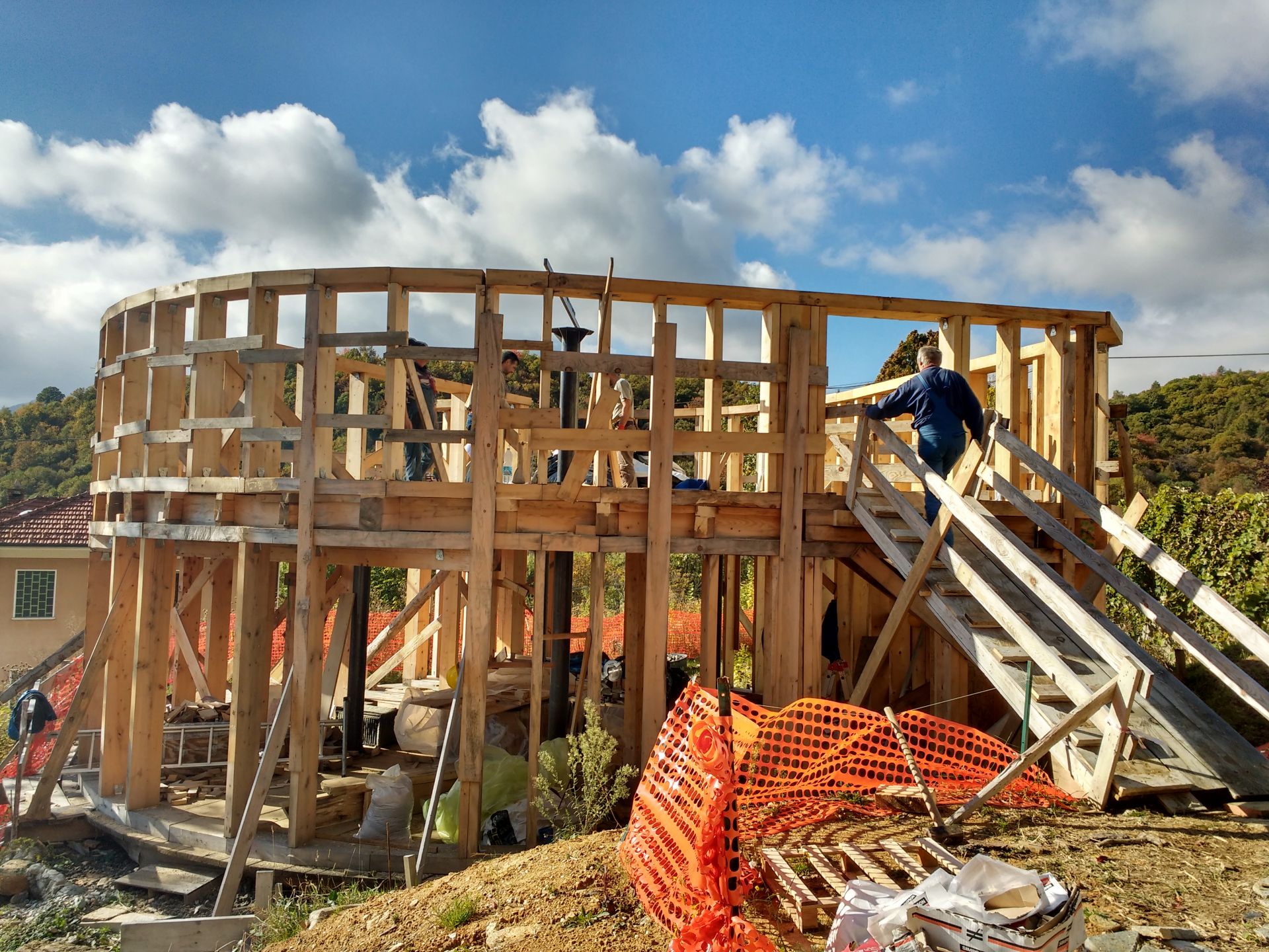 Casa Gucia realizzato da Atelier di Progettazione Green Think_Naturalmente Paglia, Assistenza tecnica a Rivalta di Torino