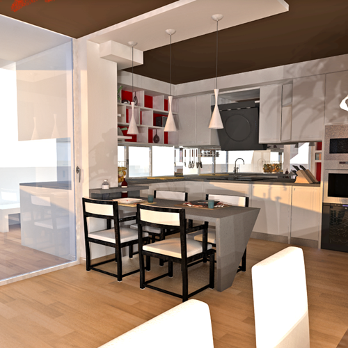 Progettazione di un attico a Busto Arsizio realizzato da Studio di Architettura Paolo Bertolotti, Progettazione architettonica a Busto Arsizio