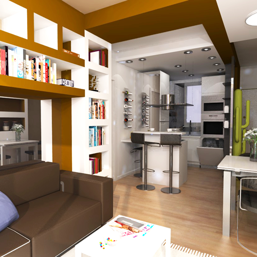 Appartamento privato a Milano realizzato da Studio di Architettura Paolo Bertolotti, Progettazione architettonica a Busto Arsizio