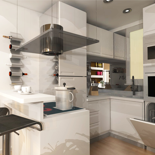 Appartamento privato a Milano realizzato da Studio di Architettura Paolo Bertolotti, Progettazione architettonica a Busto Arsizio