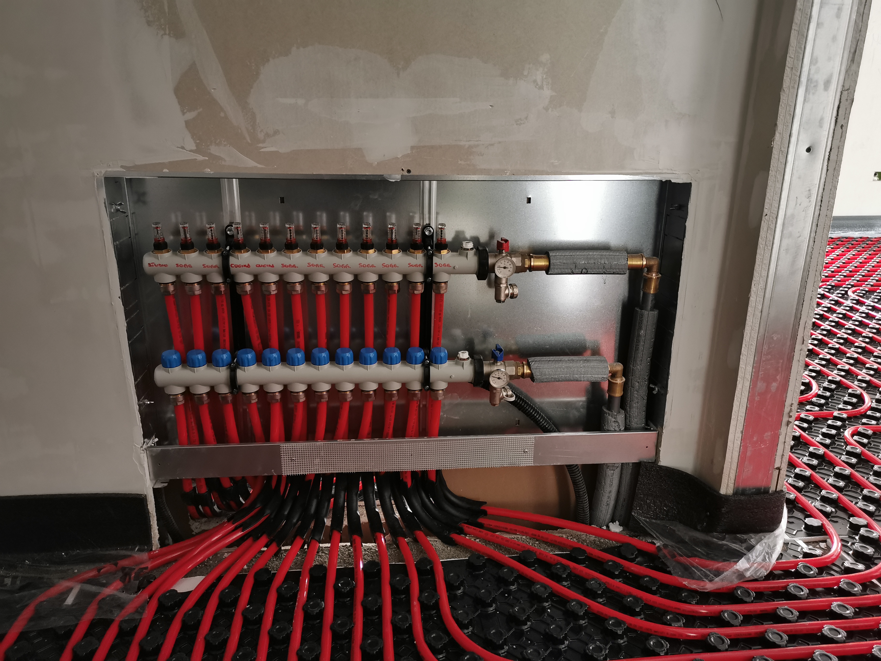 Progetto realizzato da Hydro Fire impianti di Quaglia Marco, a Monza