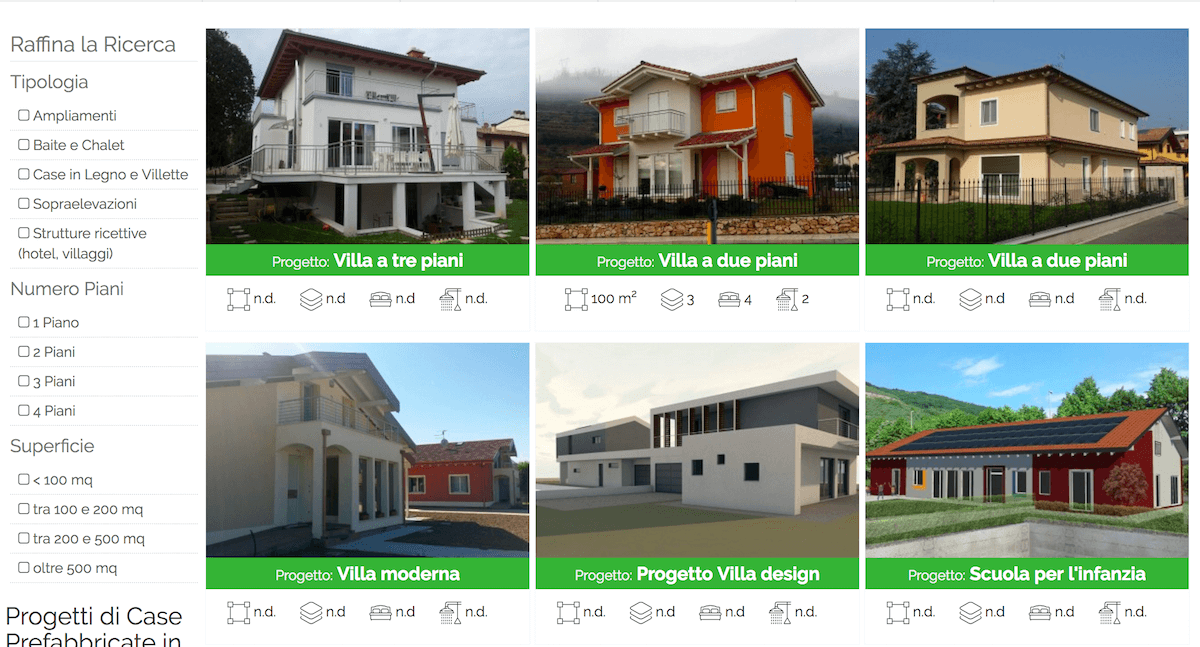 Progetti Professionisti di Case in Legno Immobilgreen