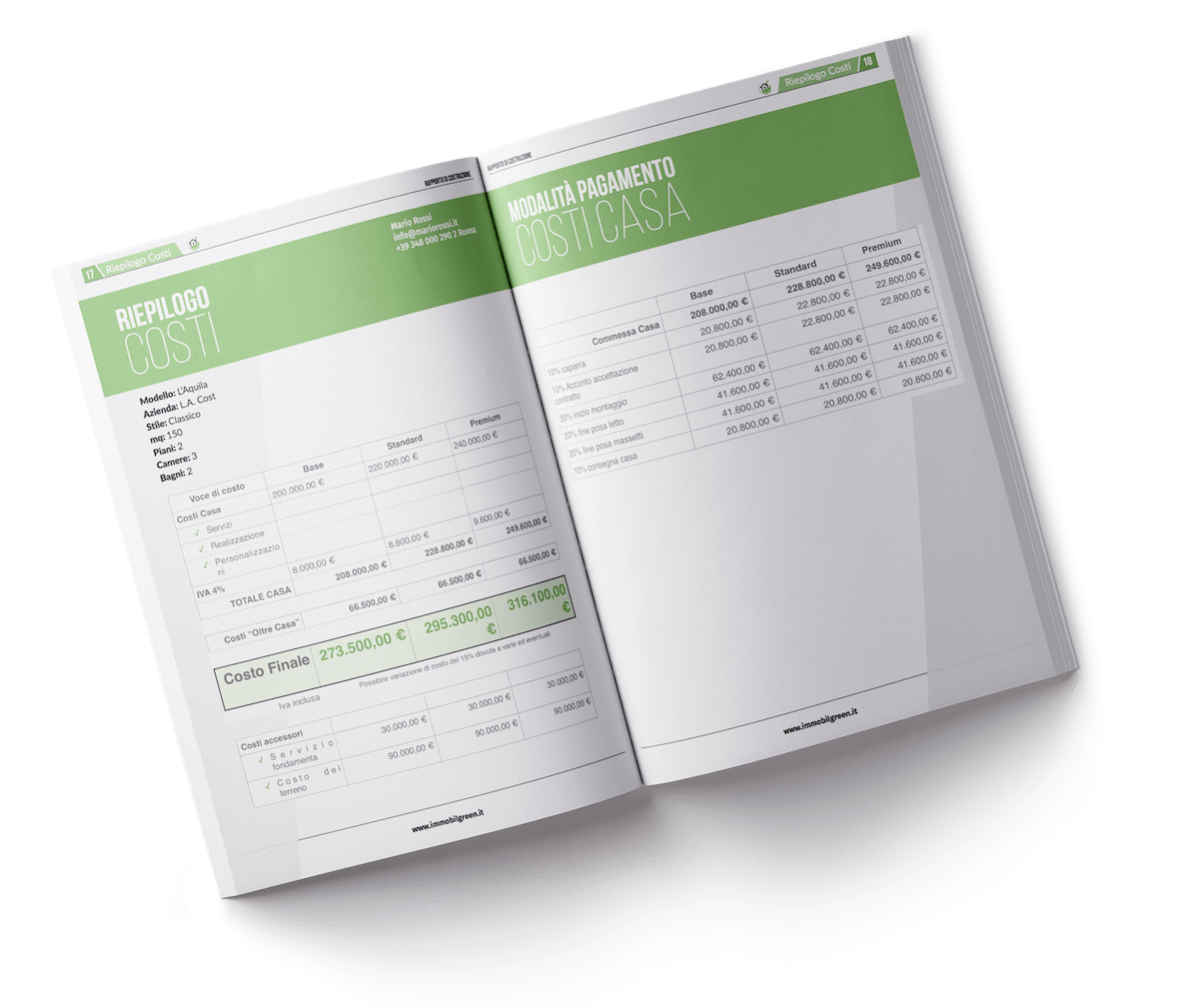 Esempio interno Rapporto Costruzione