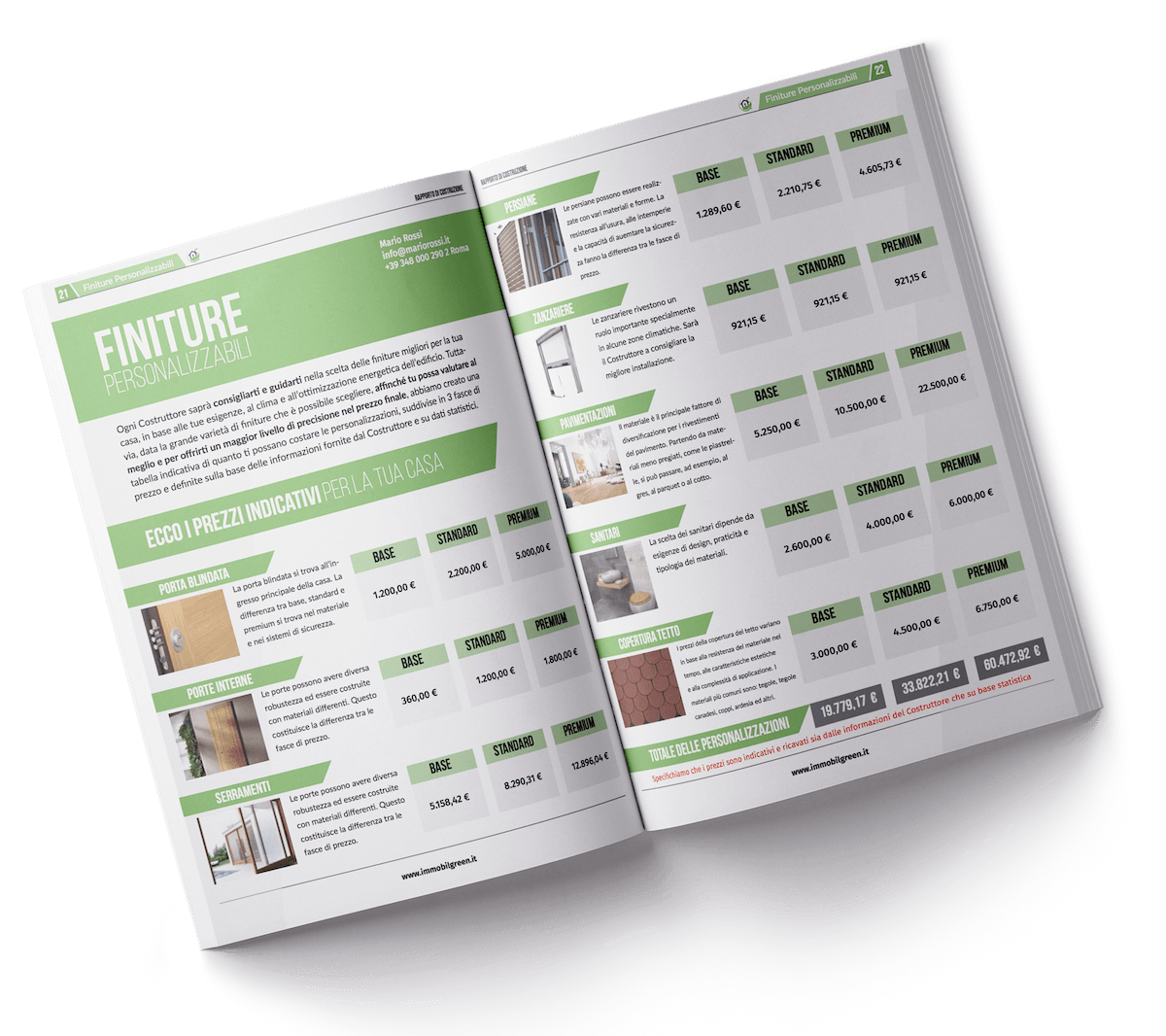 Esempio interno Rapporto Costruzione